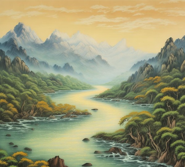 长山水画卷，流动的诗篇,长阳山水画卷，一幅流动的诗篇,漫步,第1张