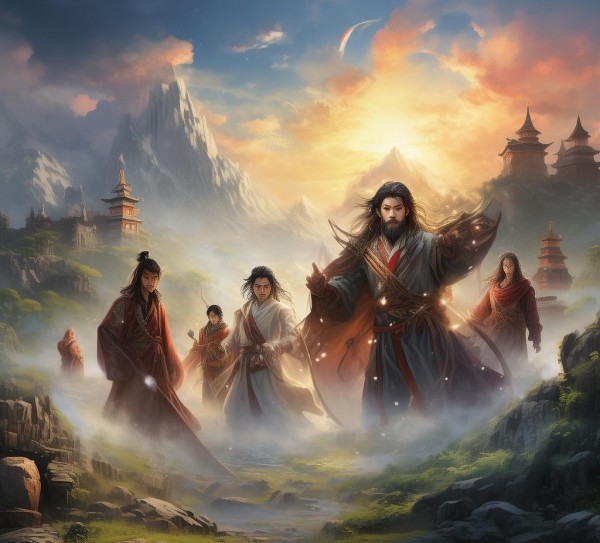 金庸武侠中的正能量,金庸笔下英雄梦，探寻小说人物中的正能量光芒,正能量,光芒,爱情,第1张