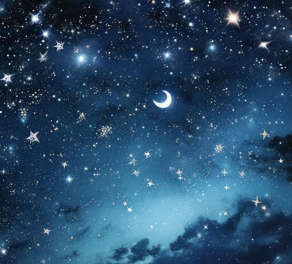 星光璀璨，诗意星空——星星唯美句摘录,繁星闪烁，诗意盎然——关于星星的唯美句子摘抄,画卷,诗意,光芒,第1张