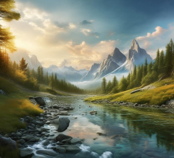 时光画卷，追寻永恒美景之旅,时光的画卷，探寻最美的风景,画卷,漫步,诗意,第1张